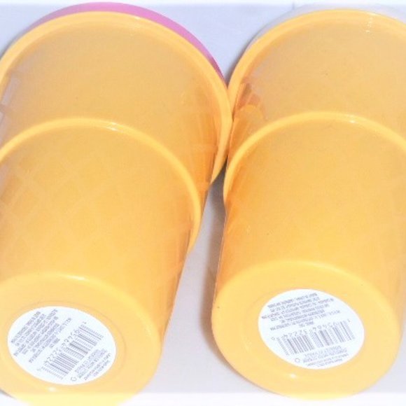 Pair of Plastic HUGE Sippy CUPS Ice Cream Cone Sippy Cups Milk Shake - Picture 4 of 8